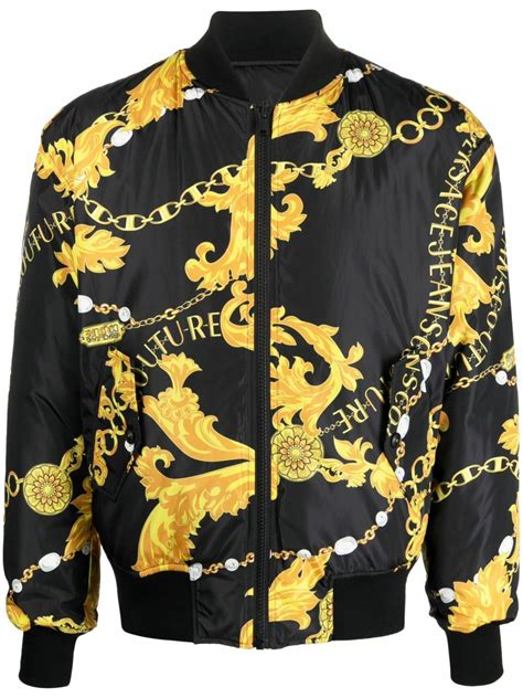 versace jeans reversible jacket